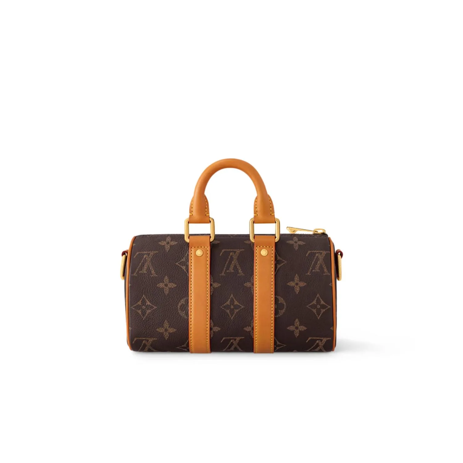 Louis Vuitton Keepall Bandouliere 25 Travel Bag / Brown Monogram Gold Hardware - Image 4