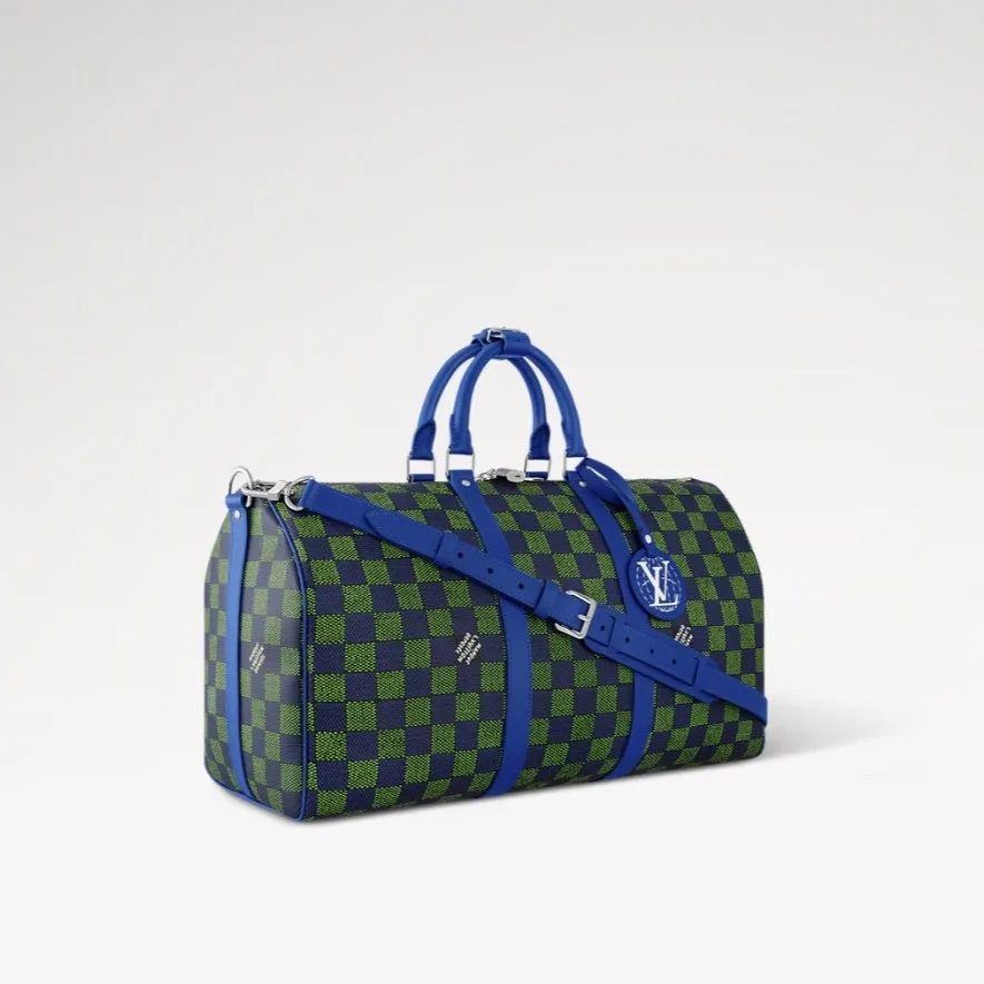 Louis Vuitton Keepall Bandoulière 50 Blue Green / - Image 4