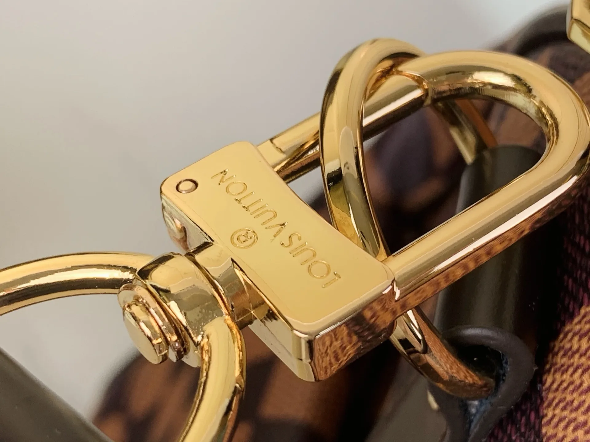 Louis Vuitton Keepall Bandouliere 50 Travel Bag / Brown Damier Phriendship Gold Hardware - Image 8