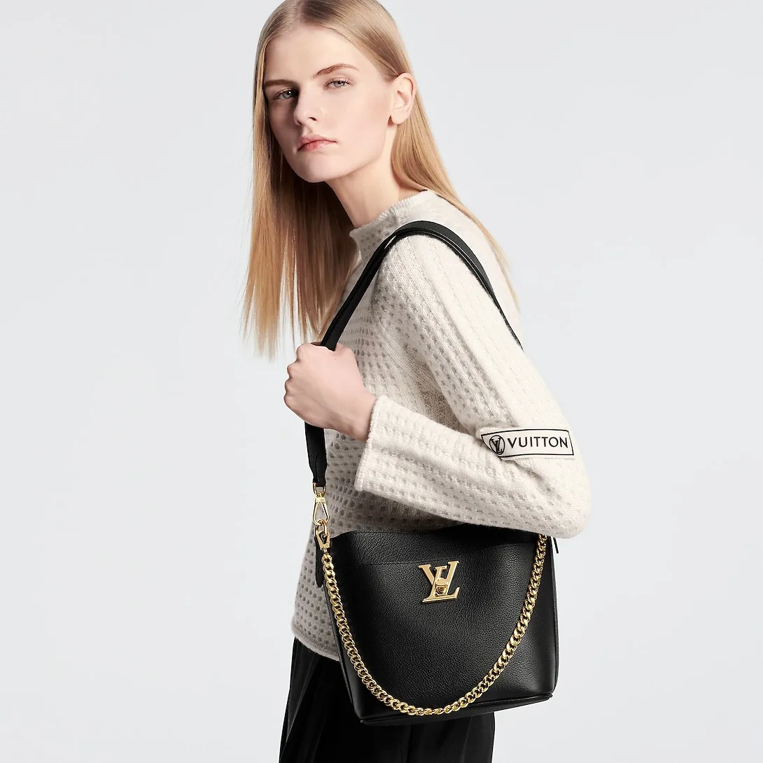 Louis Vuitton Lock And Walk Bag Black - / 8 Inches - Image 3