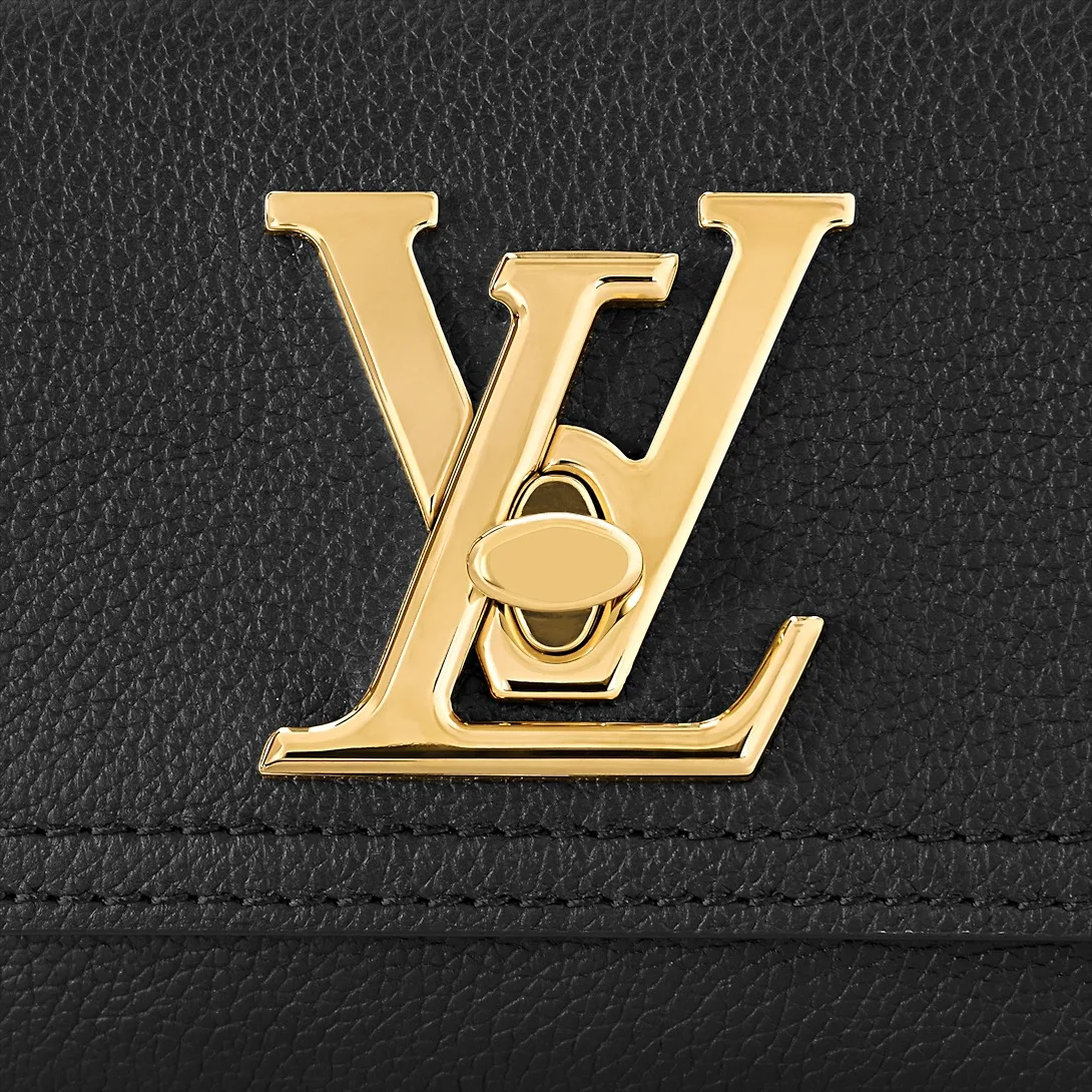 Louis Vuitton Lockme Bucket Black Bag - 9.1 Inches/ - Image 4