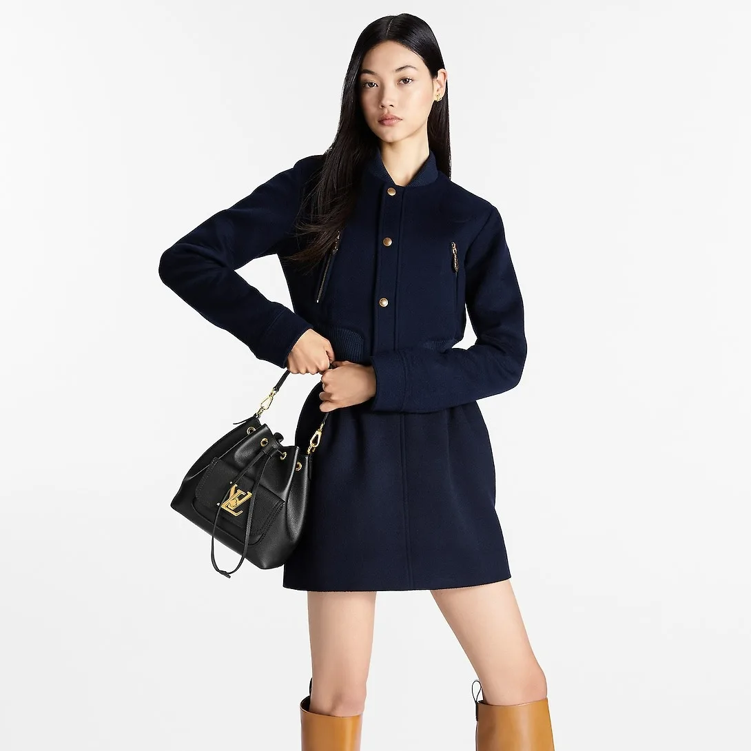 Alternative view of Louis Vuitton Lockme Bucket Black Bag - 9.1 Inches/