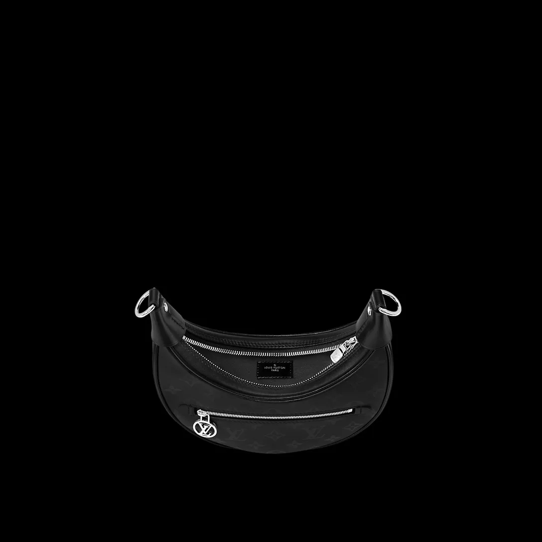 Louis Vuitton Loop Black Bag 9 Inches/ - Image 3