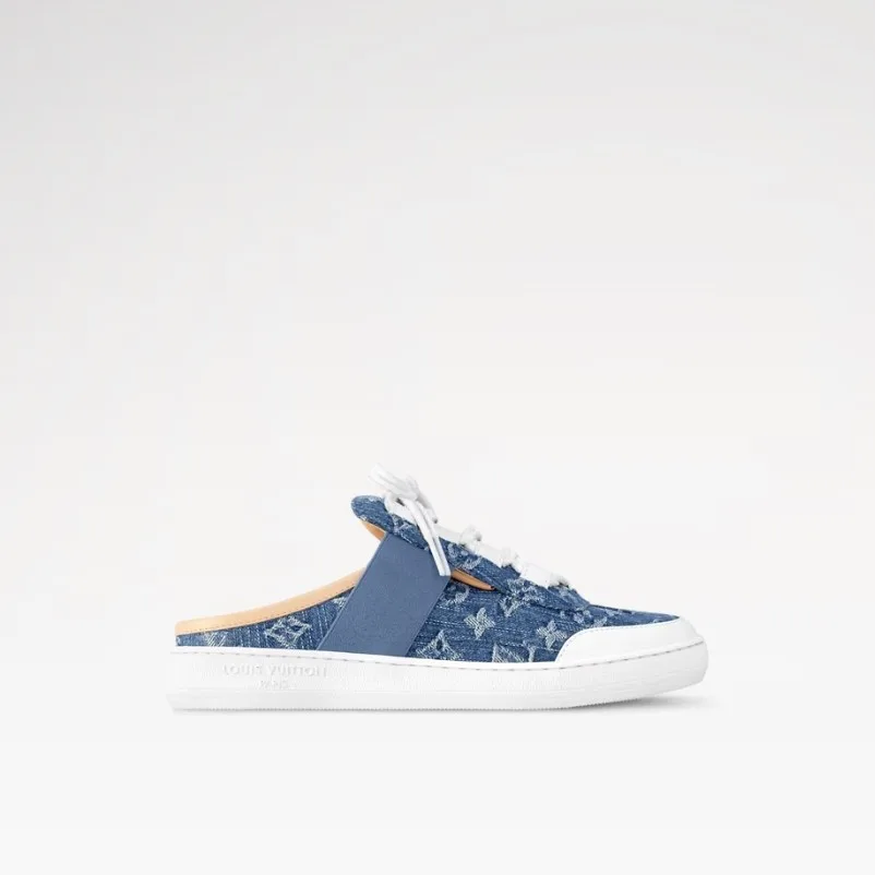 Louis Vuitton Lous Open Back Sneaker Blue 1AGZEZ - Image 3