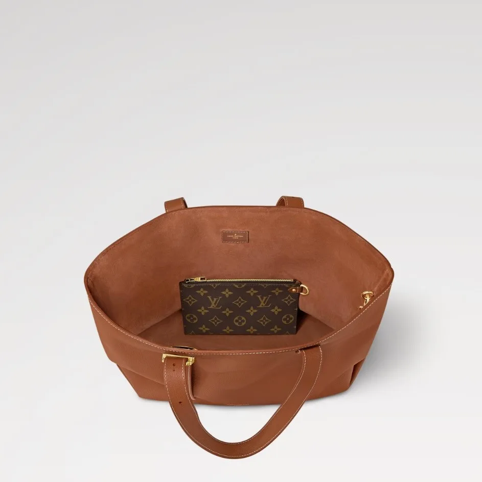 Louis Vuitton Low Key Cabas MM Bag Cognac Brown / - Image 5
