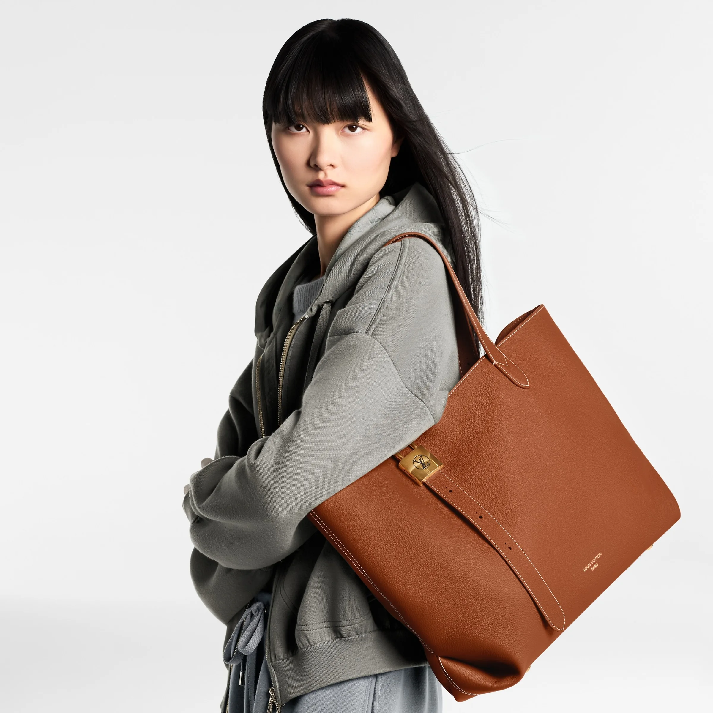 Louis Vuitton Low Key Cabas MM Bag Cognac Brown / - Image 3
