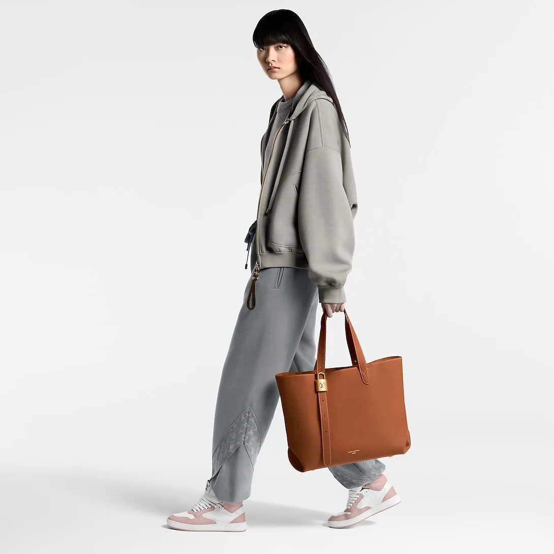 Alternative view of Louis Vuitton Low Key Cabas MM Bag Cognac Brown /