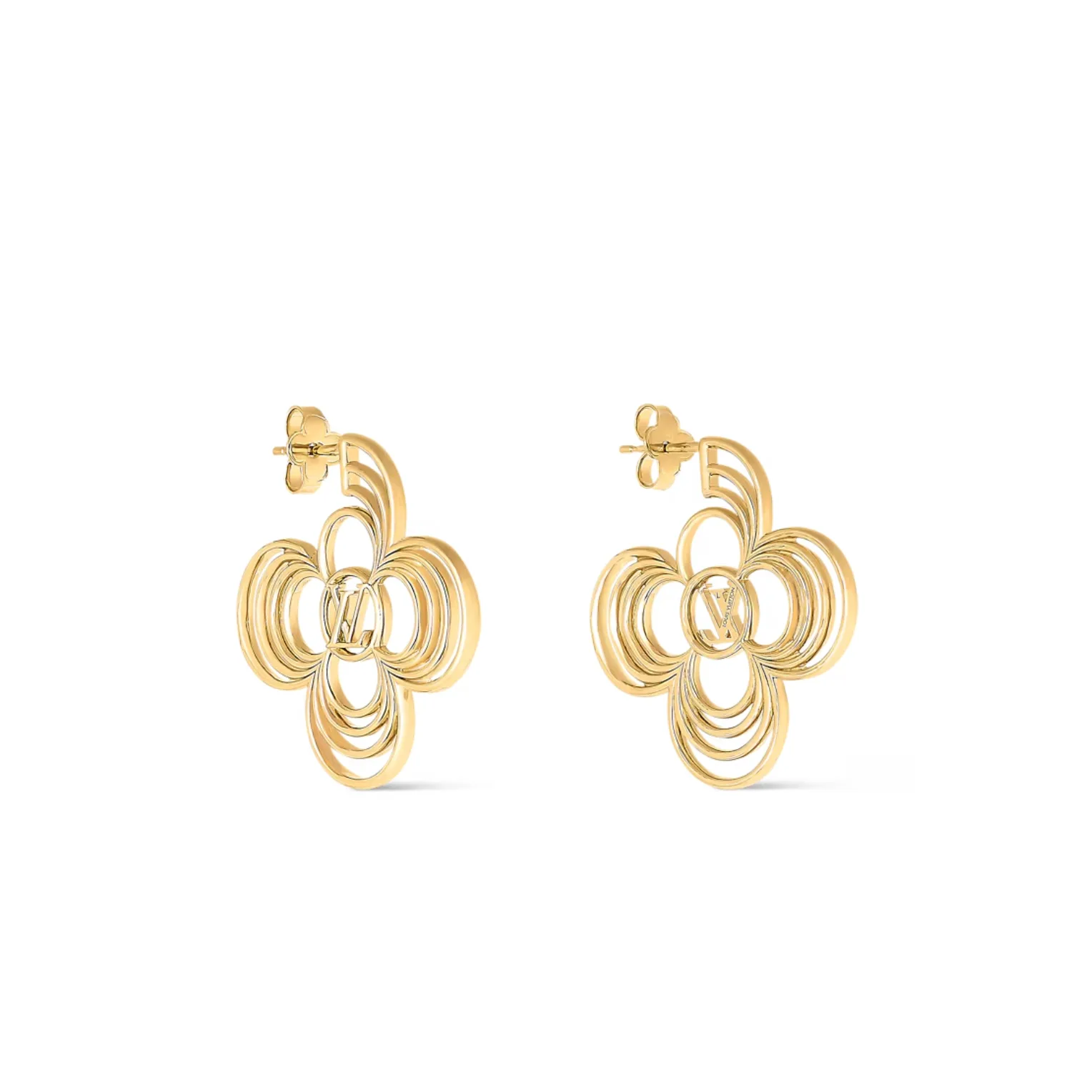 Louis Vuitton LV Breeze Earrings Gold-Toned - Image 3