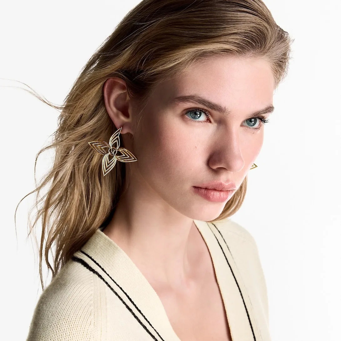 Louis Vuitton Breeze Earrings Gold-Toned - Image 3
