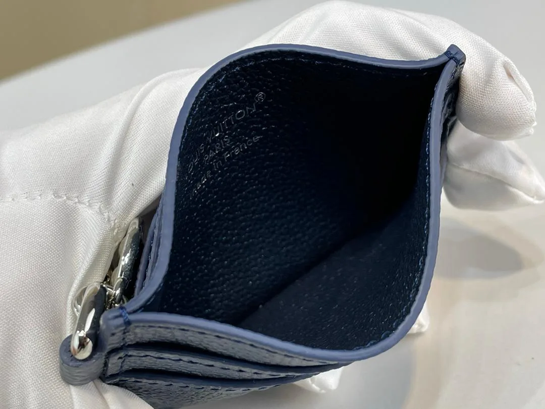 Louis Vuitton LV Charms Card Holder Shimmery Ink / - Image 4