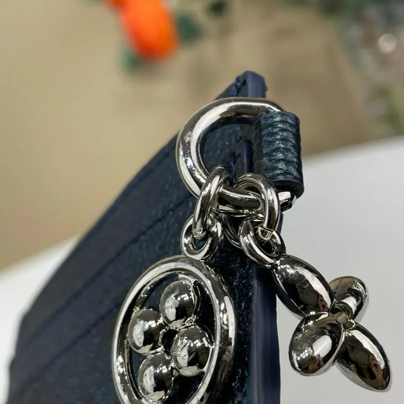 Louis Vuitton LV Charms Card Holder Shimmery Ink / - Image 5