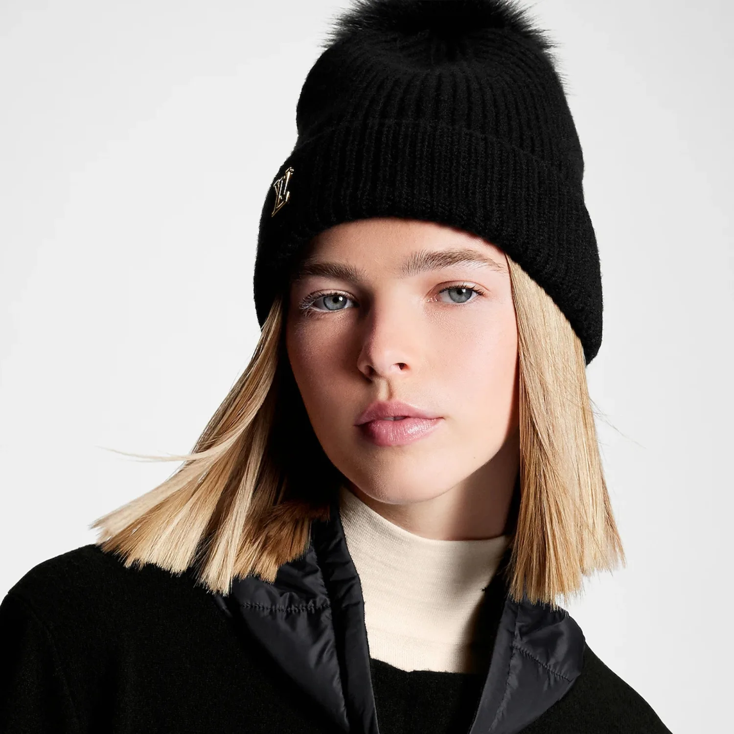 Alternative view of Louis Vuitton LV Cold Spark Beanie Black