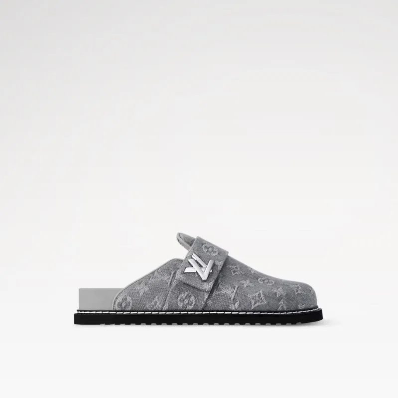 Louis Vuitton LV Cosy Comfort Mule Gray 1AGVP3 - Image 3