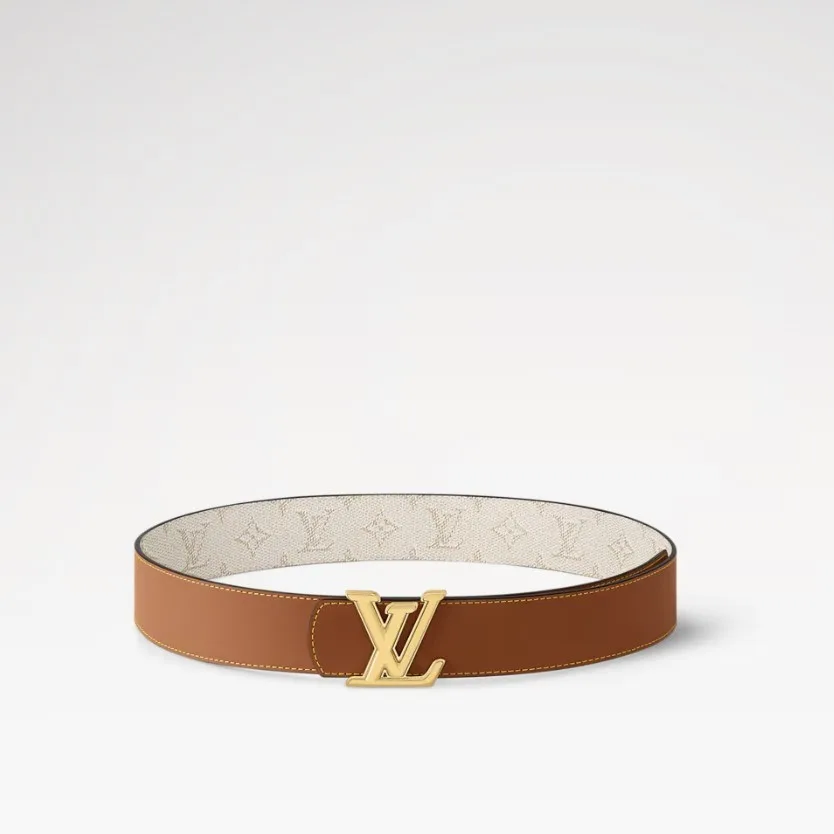 Louis Vuitton LV Dimension Reversible Belt Beige - Image 5