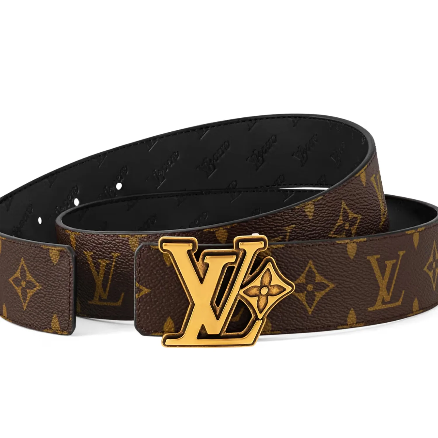 Louis Vuitton LV Flower Reversible Belt Brown - Image 4
