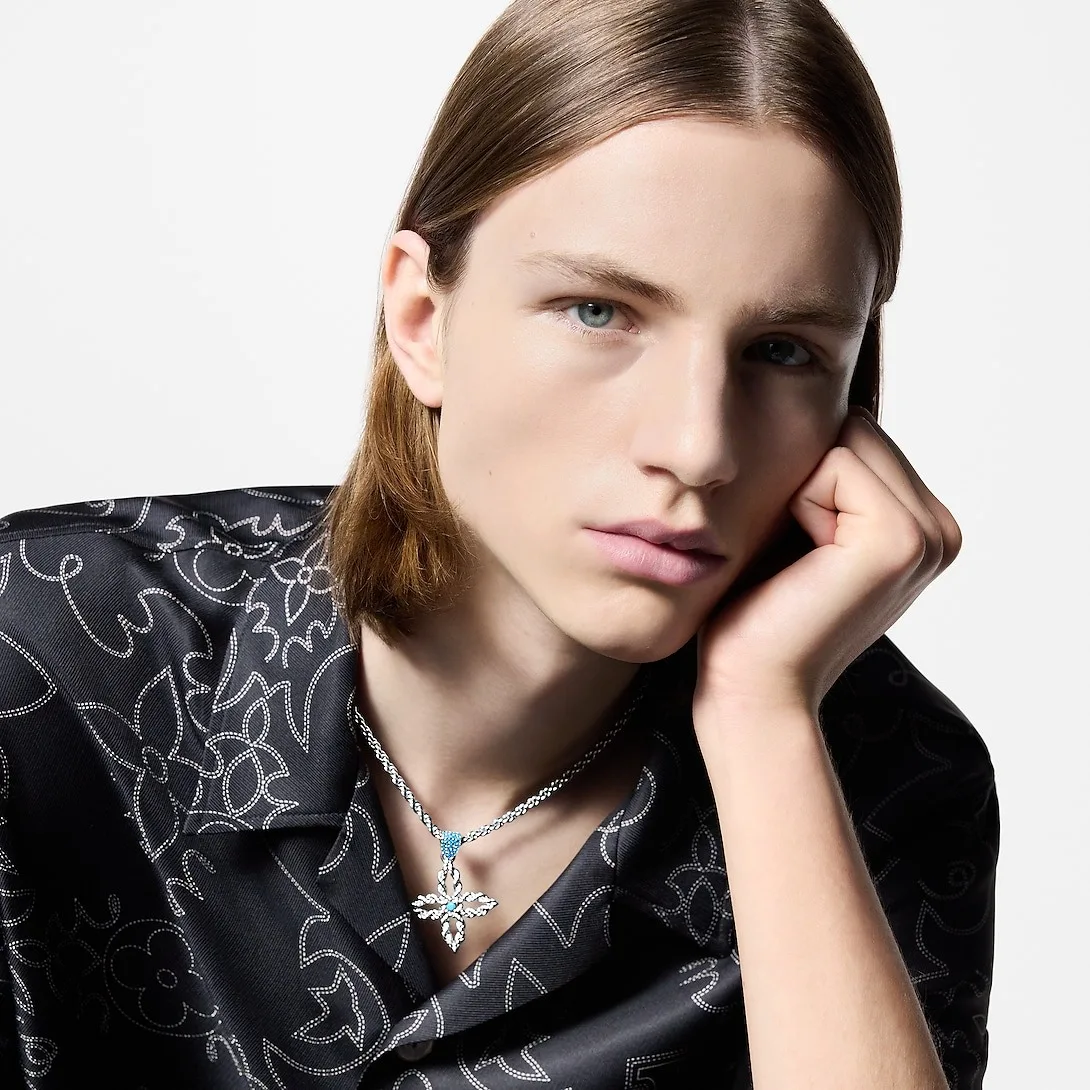 Louis Vuitton LV Flower Rope Pendant Necklace / - Image 4