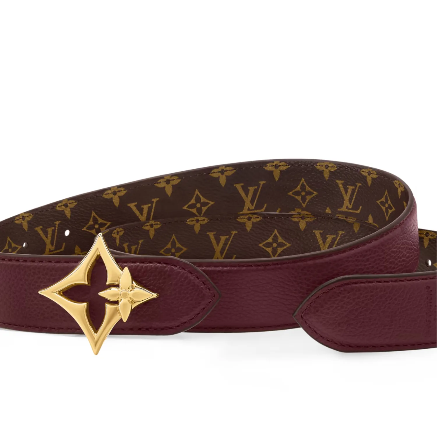 Louis Vuitton LV Flowergram Reversible Belt Garnet - Image 5