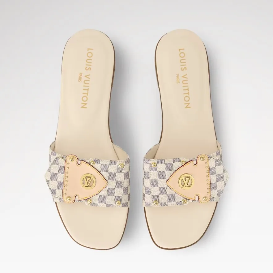 Alternative view of Louis Vuitton LV Frame Flat Mule Damier Canvas 1AHLPS