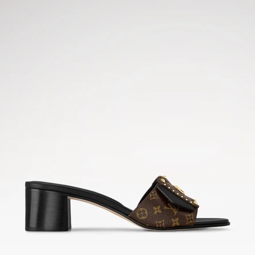 Louis Vuitton LV Frame Mule Black 1AD5A6 - Image 4