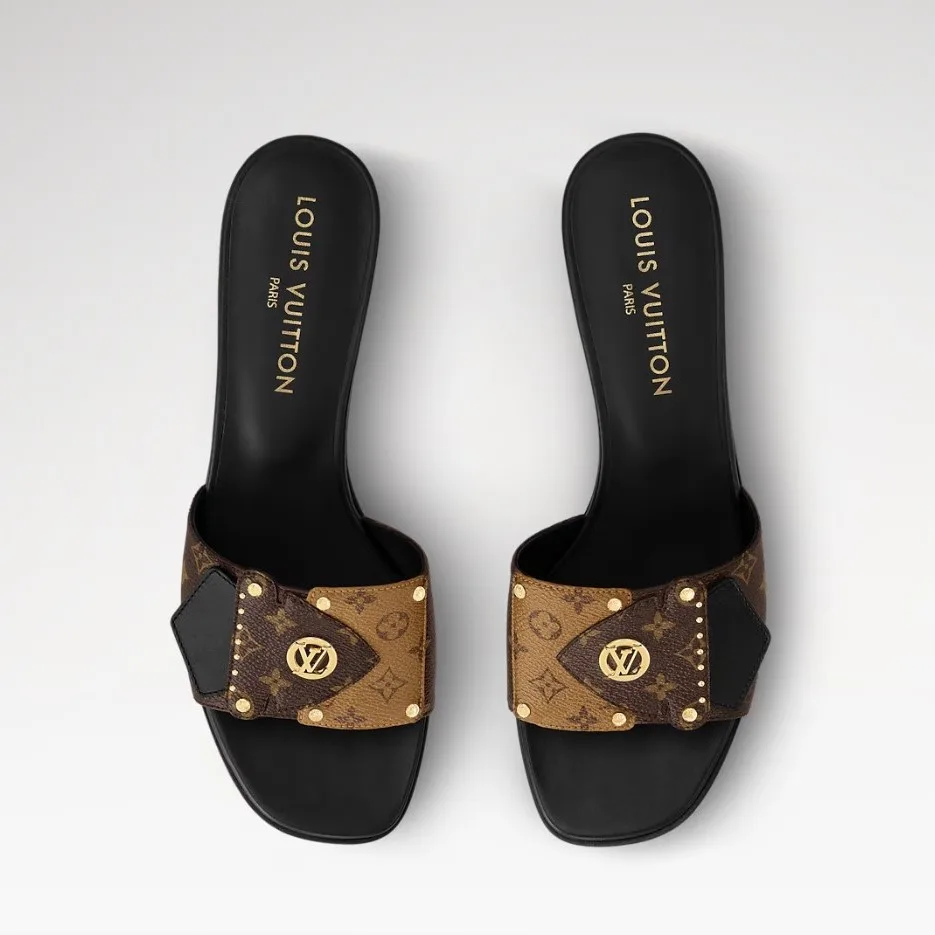 Louis Vuitton LV Frame Mule Black 1AD5A6 - Image 5