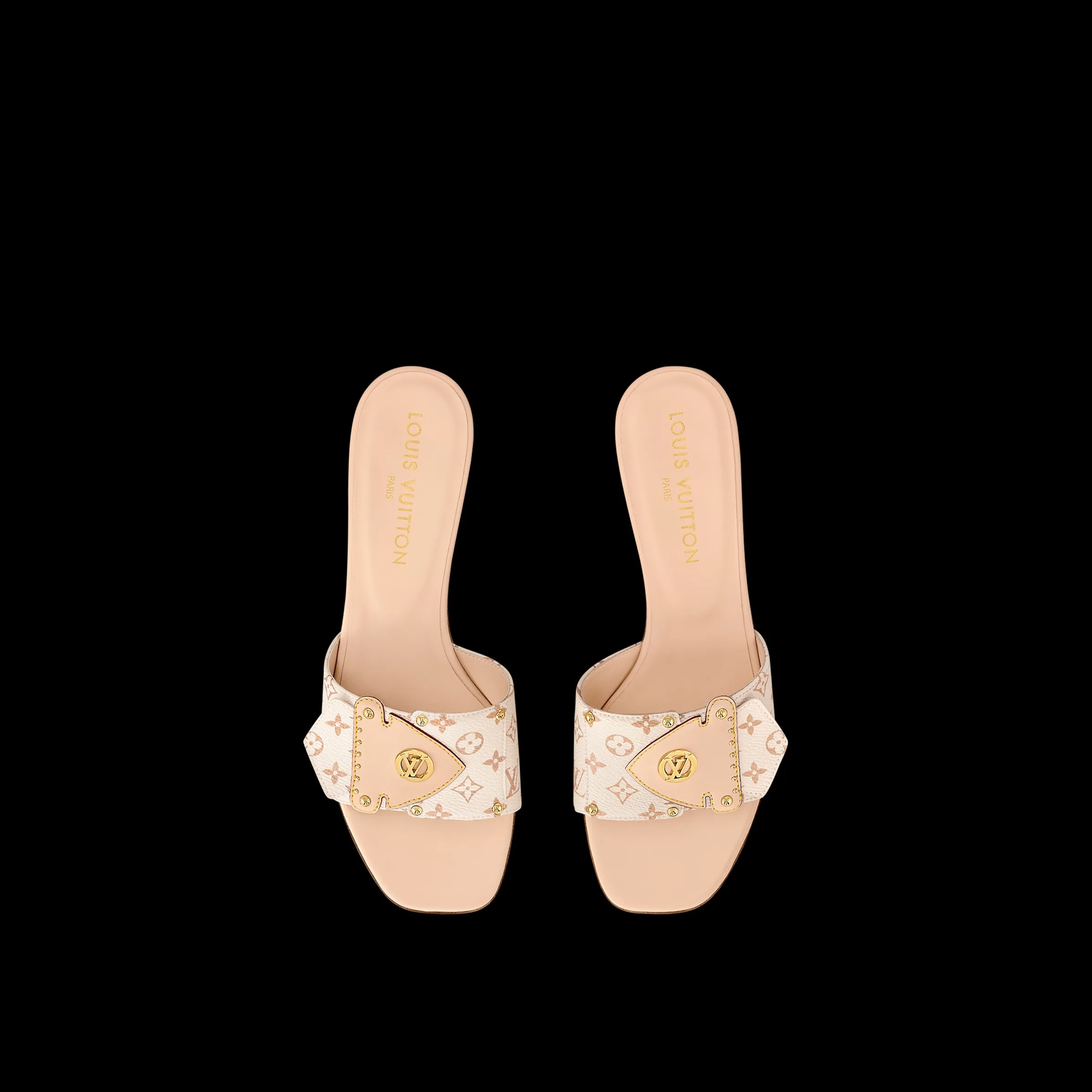 Alternative view of Louis Vuitton Frame Mule Beige 1AD5B7