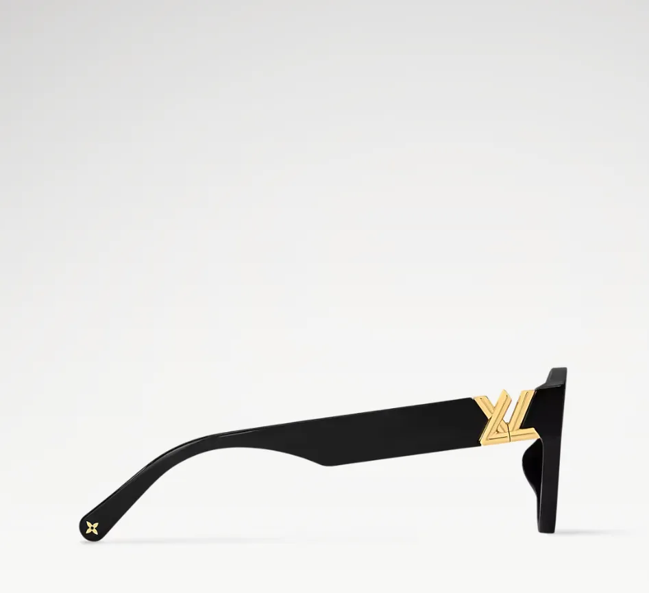 Louis Vuitton LV GO-14 Round Sunglasses Black - Image 5