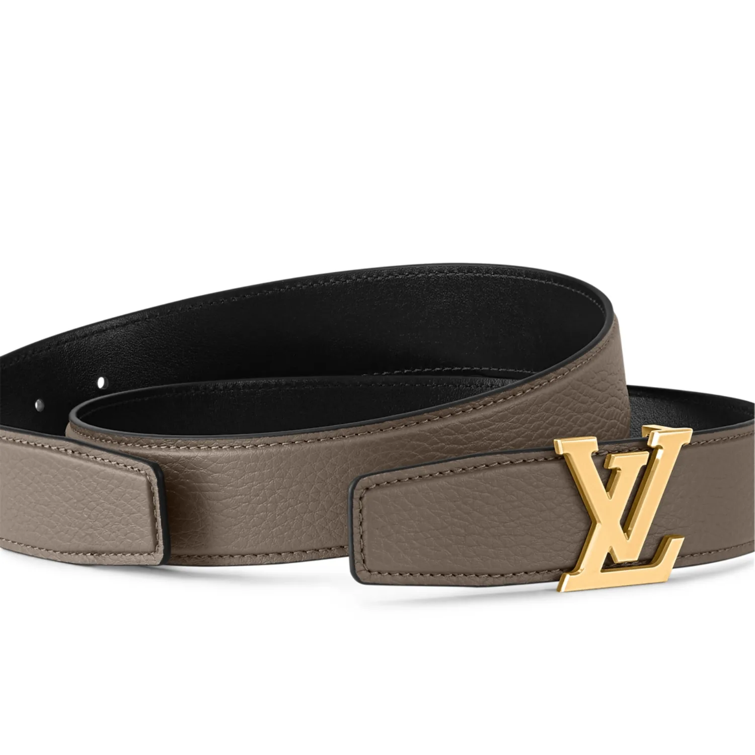 Louis Vuitton LV Heritage Reversible Belt Taupe/Black - Image 2