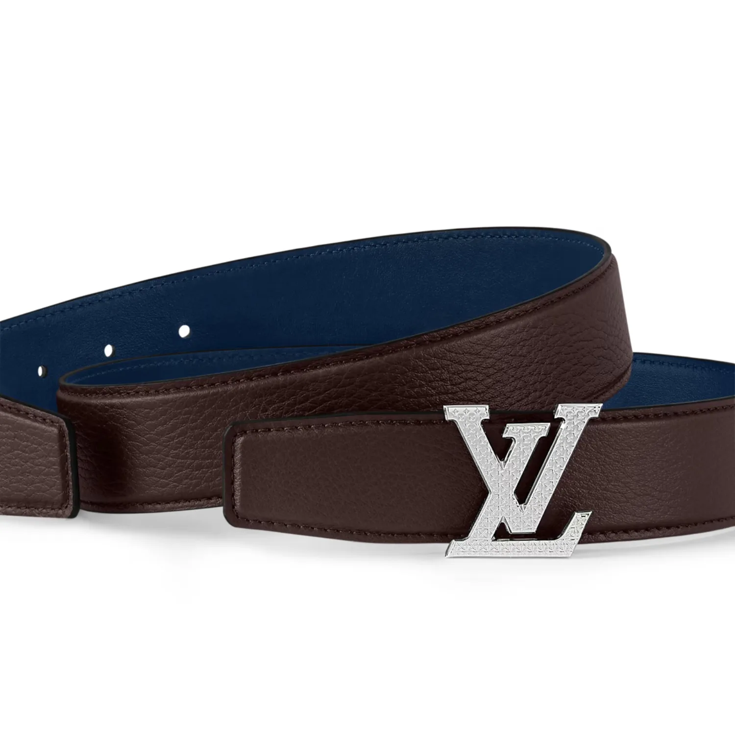 Louis Vuitton LV Heritage Reversible Belt Brown/Navy - Image 3