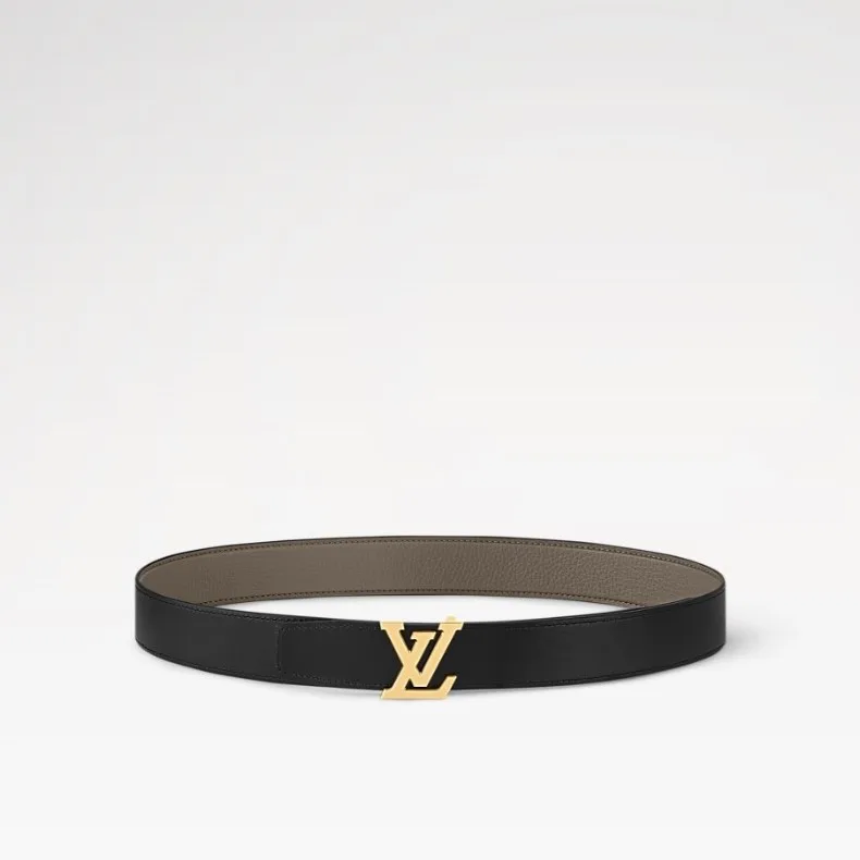 Louis Vuitton LV Heritage Reversible Belt Taupe/Black - Image 3