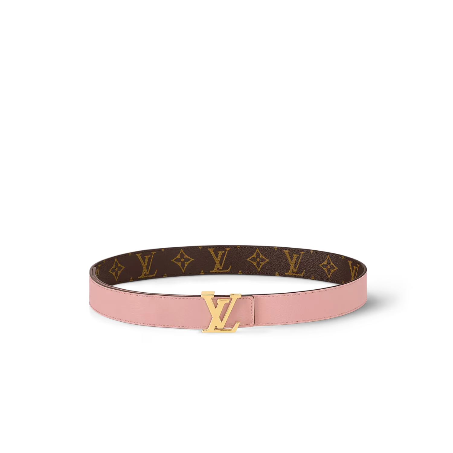 Louis Vuitton LV Initiales Reversible Belt Rose Poudre