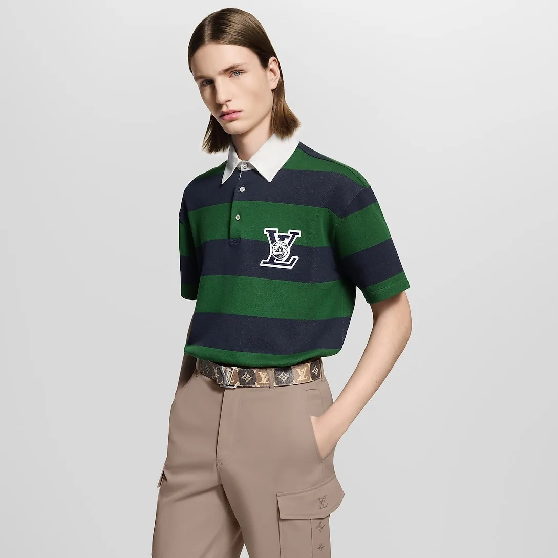 Alternative view of Louis Vuitton LV Initiales College Monogram Heritage Reversible Belt Brown