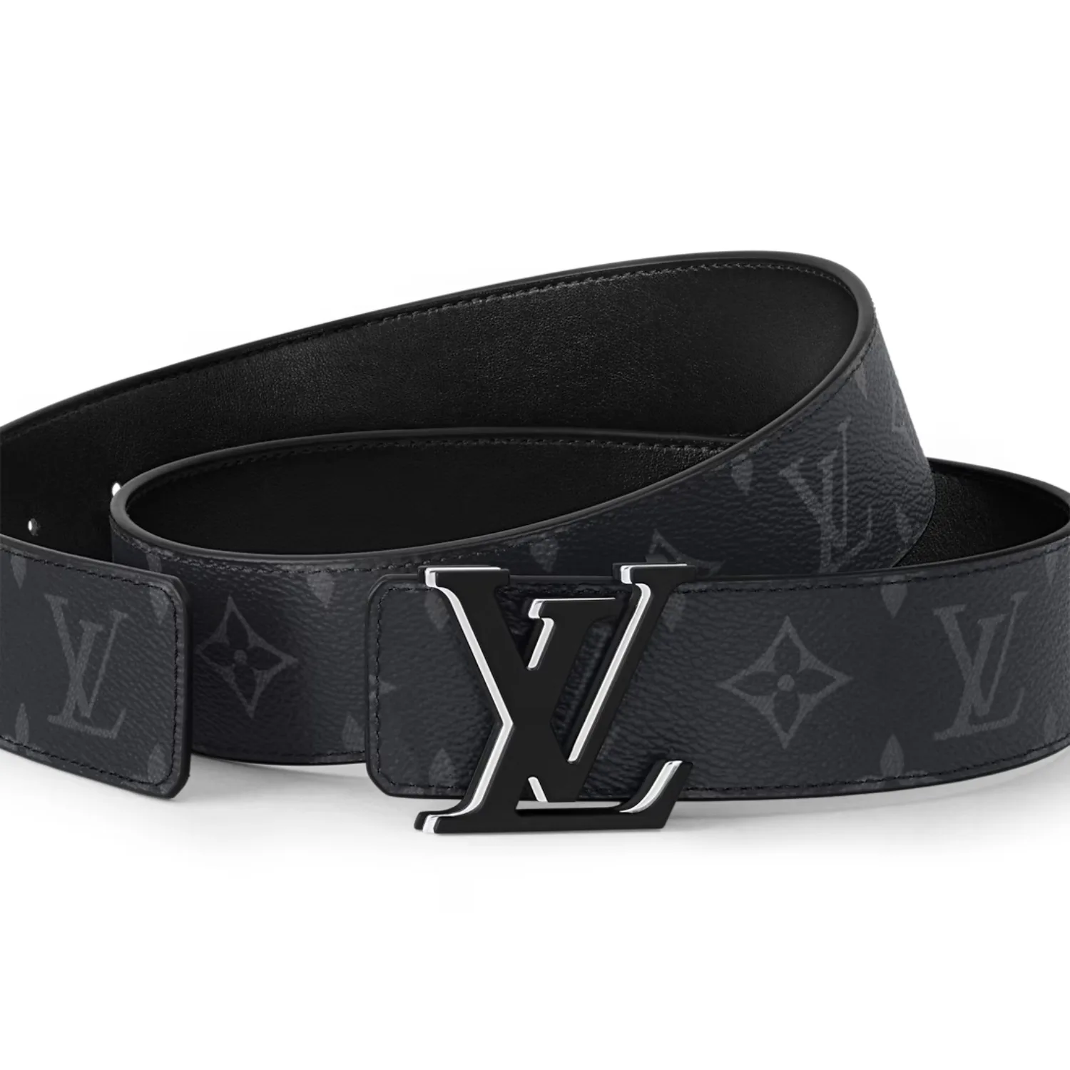 Alternative view of Louis Vuitton LV Optic Reversible Belt Eclipse Canvas