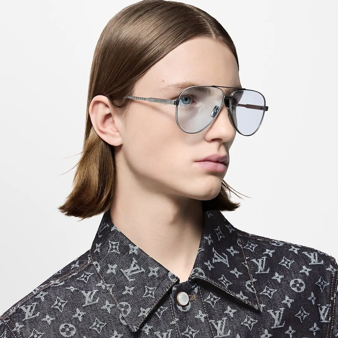 Louis Vuitton LV Ride Sunglasses Blue - Image 3