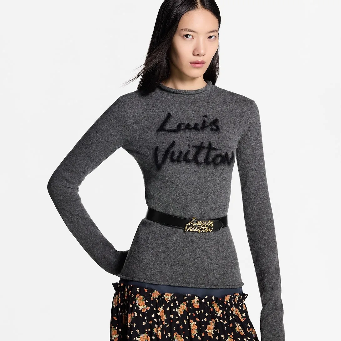 Louis Vuitton LV Script Belt Black Monogram -M4472V - Image 5