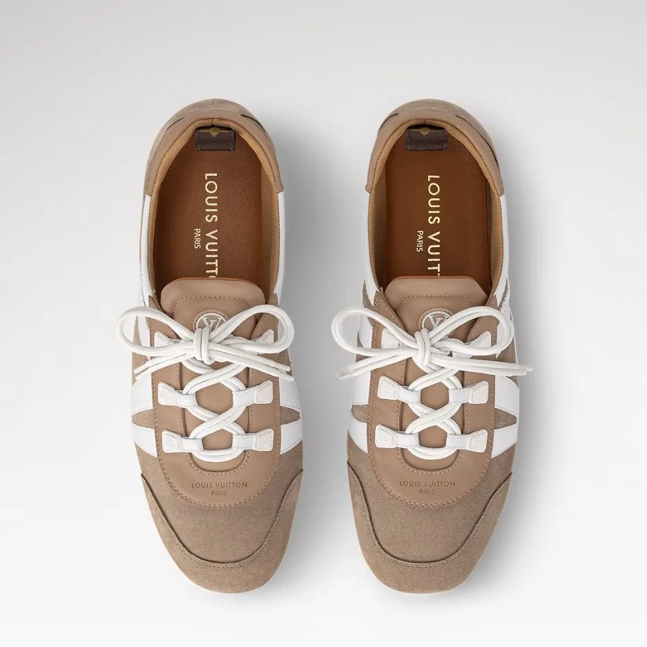 Louis Vuitton LV Sneakerina Hazelnut Brown 1AHNFA - Image 5