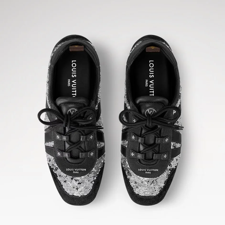 Louis Vuitton LV Sneakerina Black/Silver 1AHND2 - Image 5