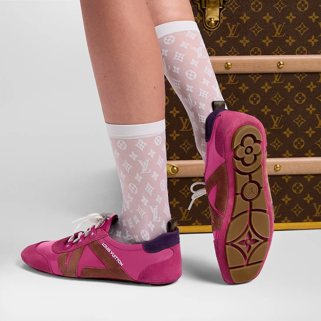 Louis Vuitton LV Sneakerina Fuchsia Pink 1AHNEE - Image 3