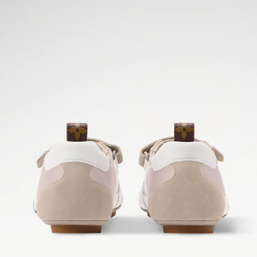 Louis Vuitton LV Sneakerina Mary Jane Beige 1AJP00 - Image 4