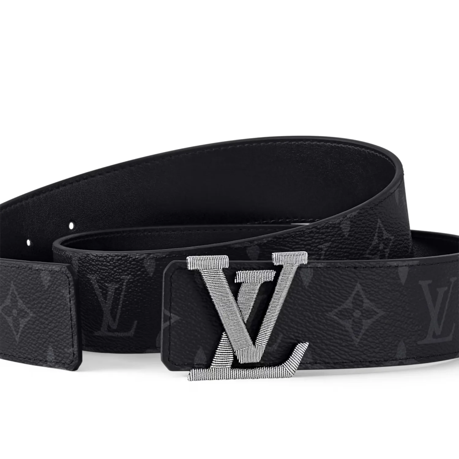 Louis Vuitton LV Stitch Reversible Belt Monogram Eclipse - Image 5