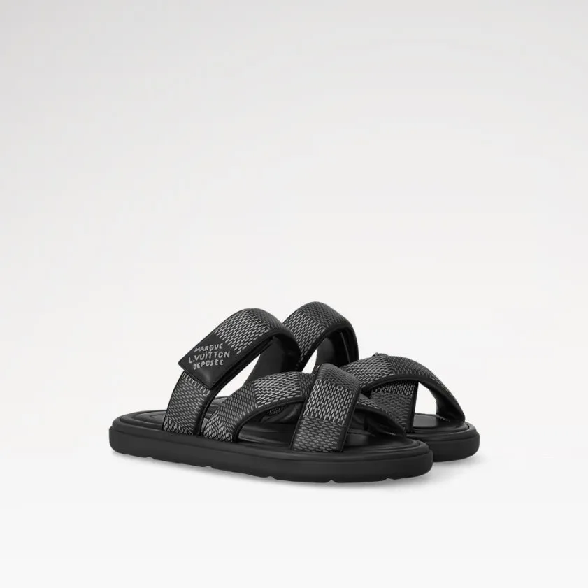 Alternative view of Louis Vuitton LV Venice Mule Monogram Eclipse 1ACRJ1