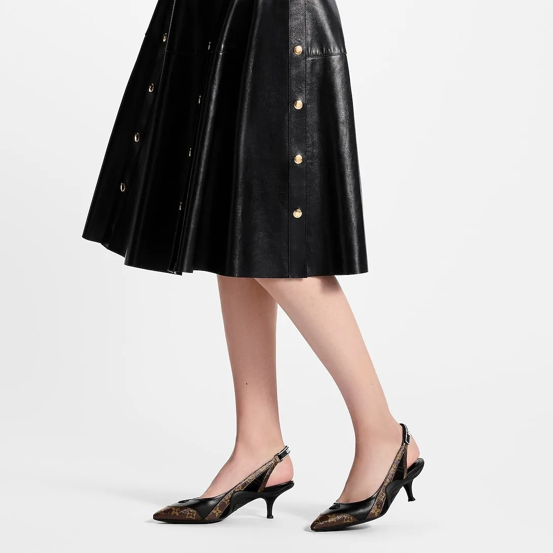 Alternative view of Louis Vuitton LV Vibe Slingback Pump Black 1AAW7G