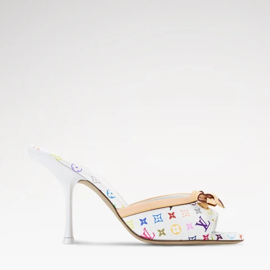 Louis Vuitton LV x TM 6AM Mules White 1AJSDD - Image 4