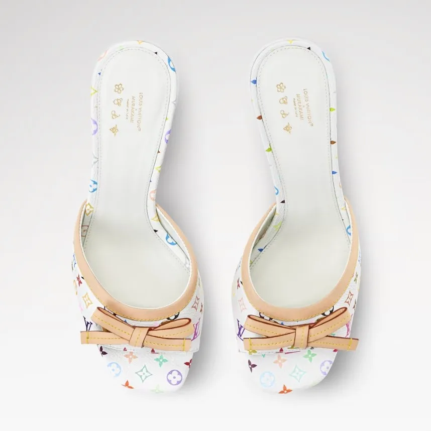 Louis Vuitton LV x TM 6AM Mules White 1AJSDD - Image 5