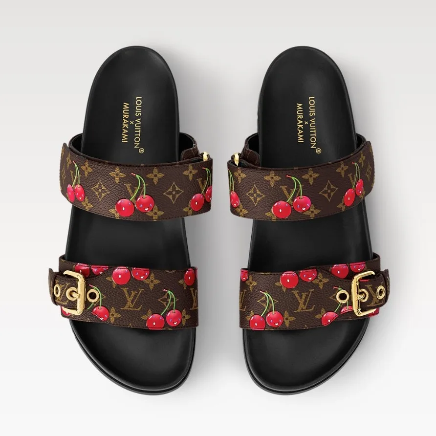 Louis Vuitton LV x TM Bom Dia Flat Comfort Mule Brown 1AHM03 - Image 3