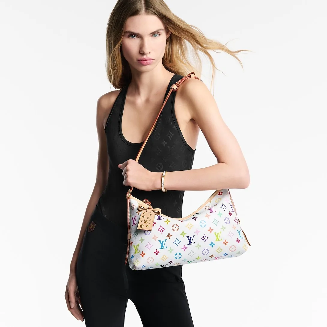 Louis Vuitton LV x TM CarryAll East West Shoulder Bag / Multicolor Gold Hardware - Image 3