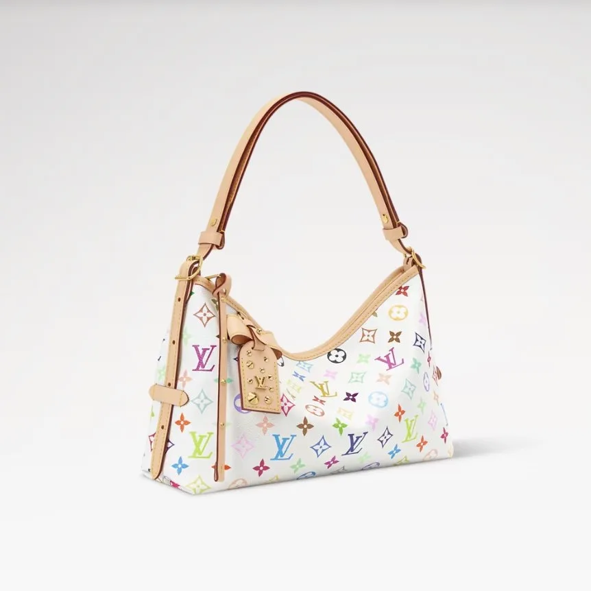 Louis Vuitton LV x TM CarryAll East West Shoulder Bag / Multicolor Gold Hardware - Image 4