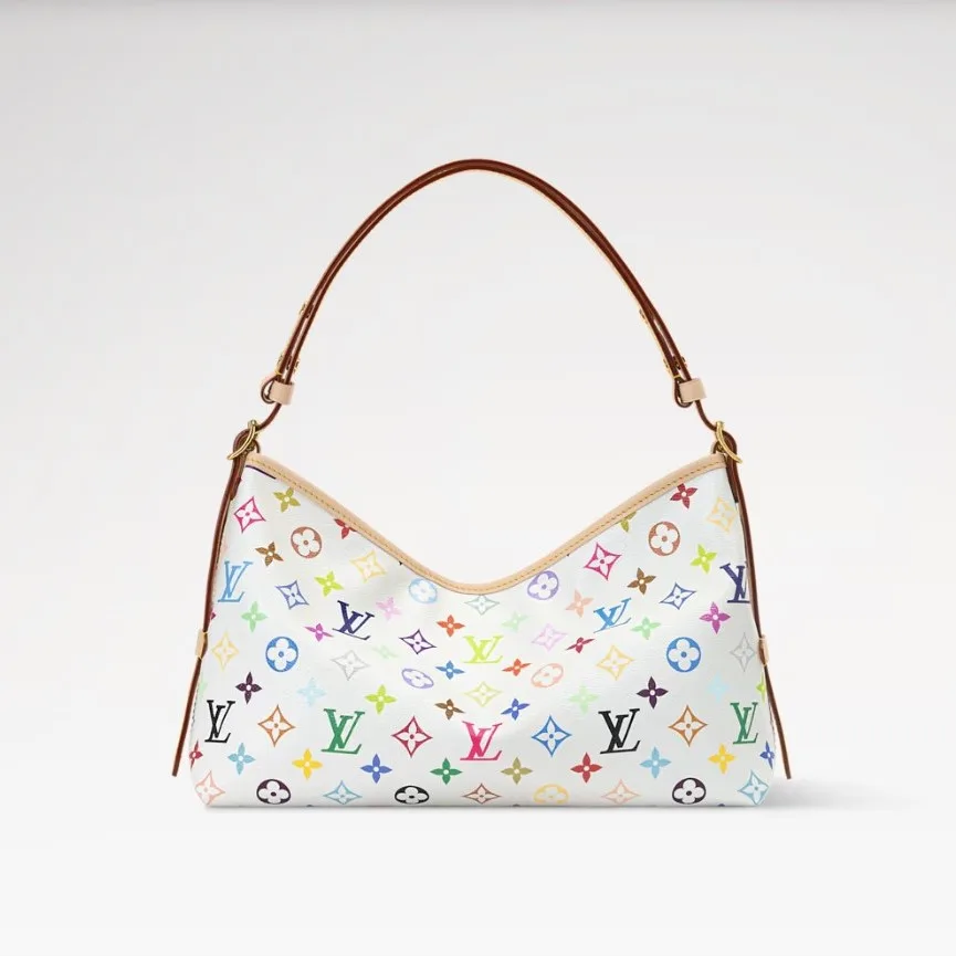 Louis Vuitton LV x TM CarryAll East West Shoulder Bag / Multicolor Gold Hardware - Image 6