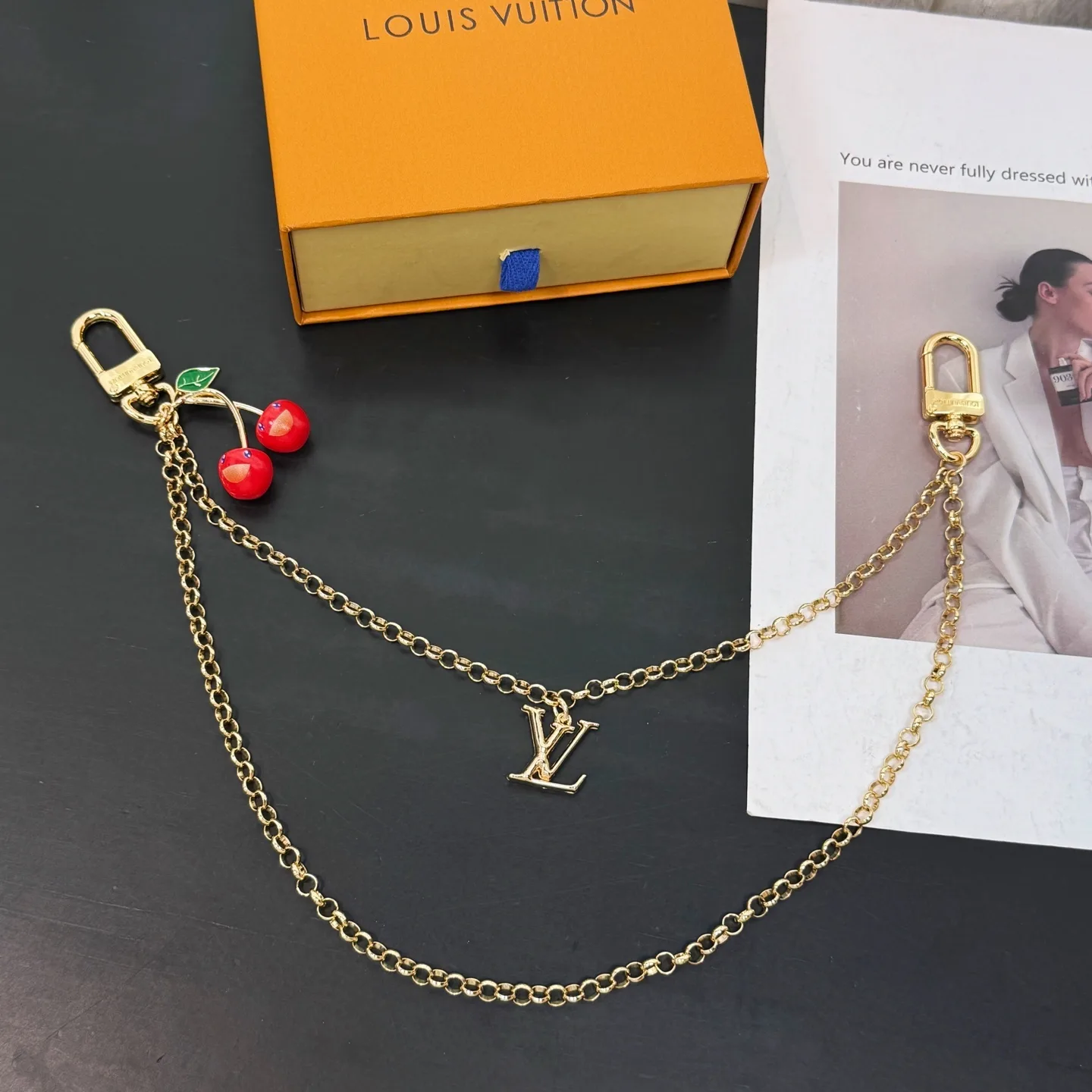 Louis Vuitton LV x TM Cerise Bag Chain Gold-Toned - Image 7