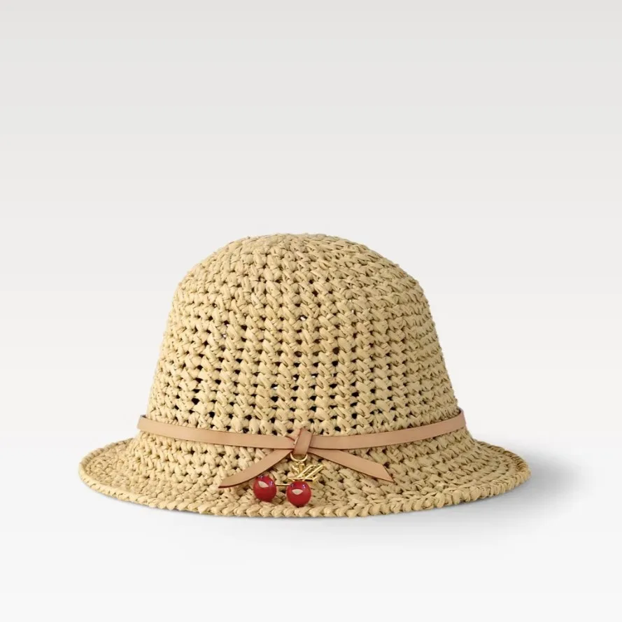Louis Vuitton LV x TM Cerise Charms Hat Natural - Image 3