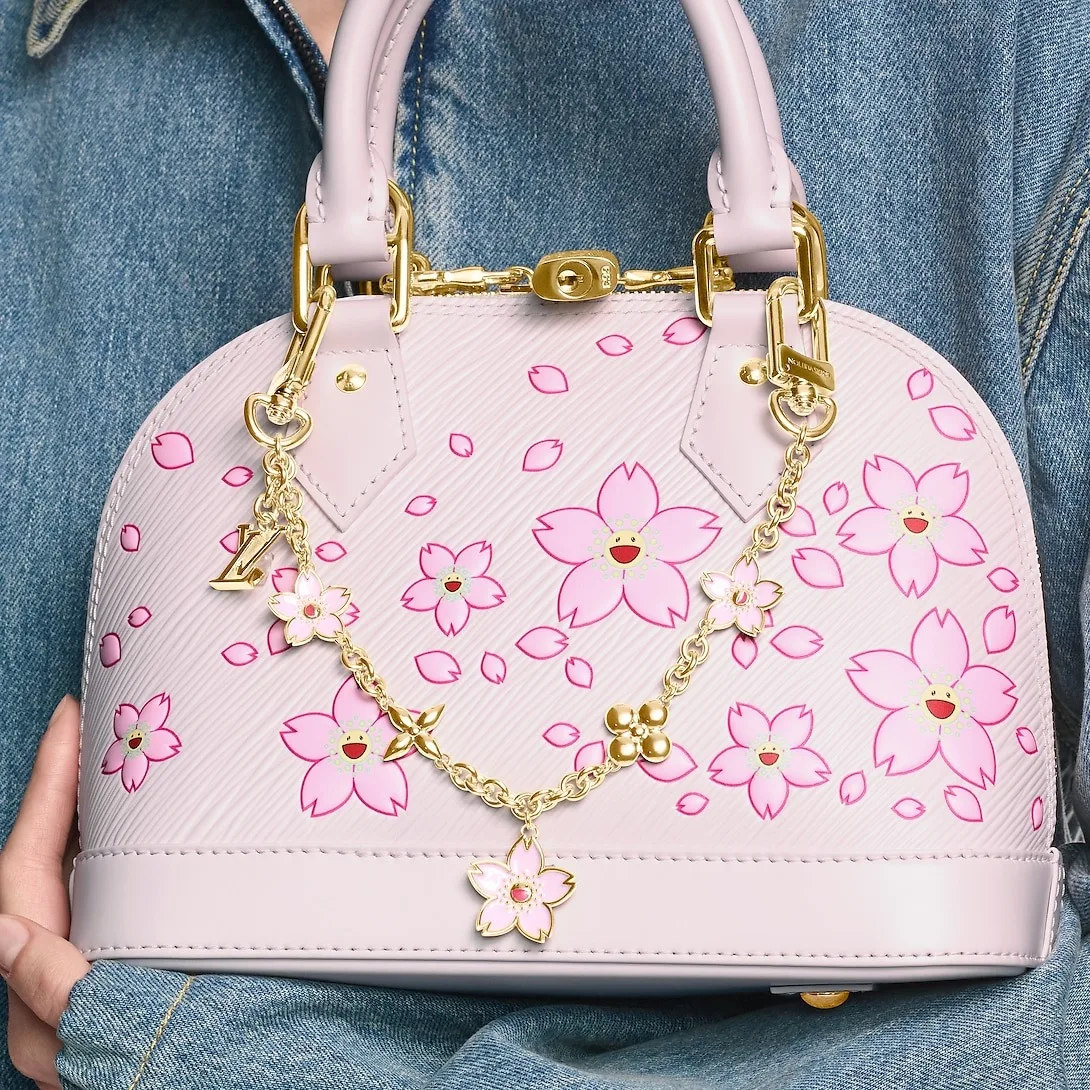 Louis Vuitton LV x TM Cherry Blossom Bag Chain - Image 4